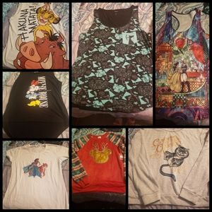 Disney size medium tops